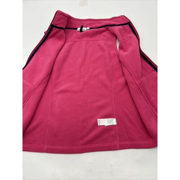 Vineyard Vines Vest Women's Size MEDIUM Pink Outdoors Zip Coat Fleece Ladies - Picture 7 of 10